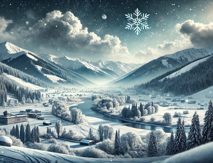 **Coldest Night in Kashmir: Freezing Temperatures and Snowfall in the Valley**